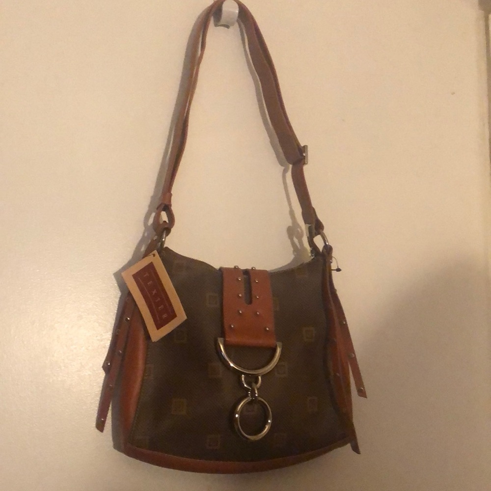 Texier Brown Crossbody Purse